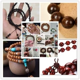 Эластичный износостойкий браслет, четки из круглых бусин, эластичный ремень из грецкого ореха