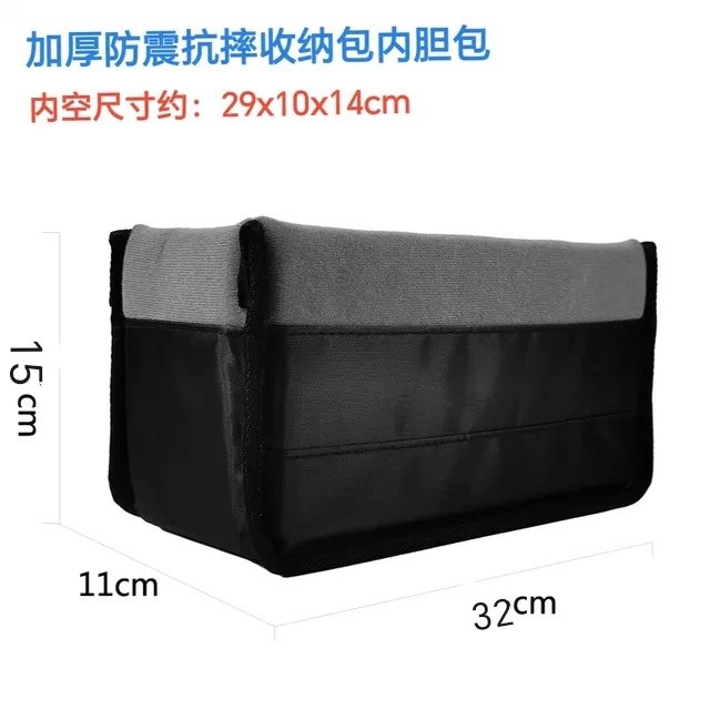 耐衝撃性と厚みのあるポータブルインナーバッグ、ショルダーバッグ、バックパック、インナースリーブ、収納バッグ、カメラバッグ、レンズバッグ 70-200