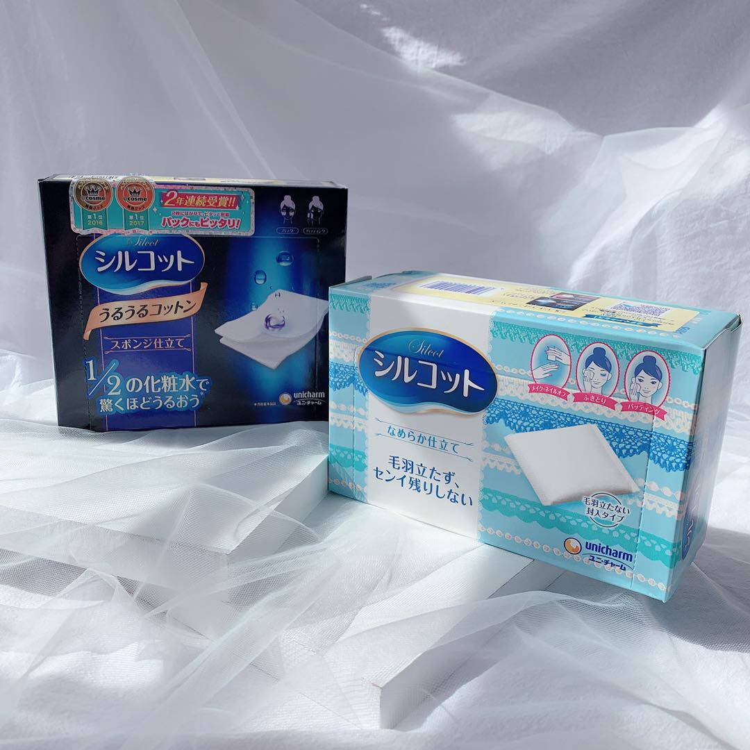 Japan Unicharm Cotton-Free Cotton Pads 80pcs