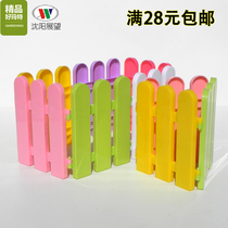 New eco-friendly resin colored small garden kindergarten garden fence fence plastic sheet fence fence guardrail