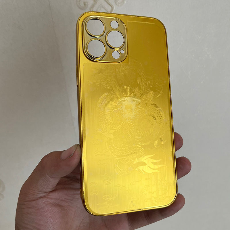 Suitable for Apple 15 14 13 Pro Max 12 XS 11 8 Plus Phone Case Xr Se3 Protective Cover Se2 Mini 7 6S X Gold Dragon Pattern Hard Case Suitable for Apple 15 14 13 Pro Max 12 XS 11 8 Plus Phone Case Xr Se3 Protective Cover Se2 Mini 7 6S X Gold Dragon Pattern Hard Case