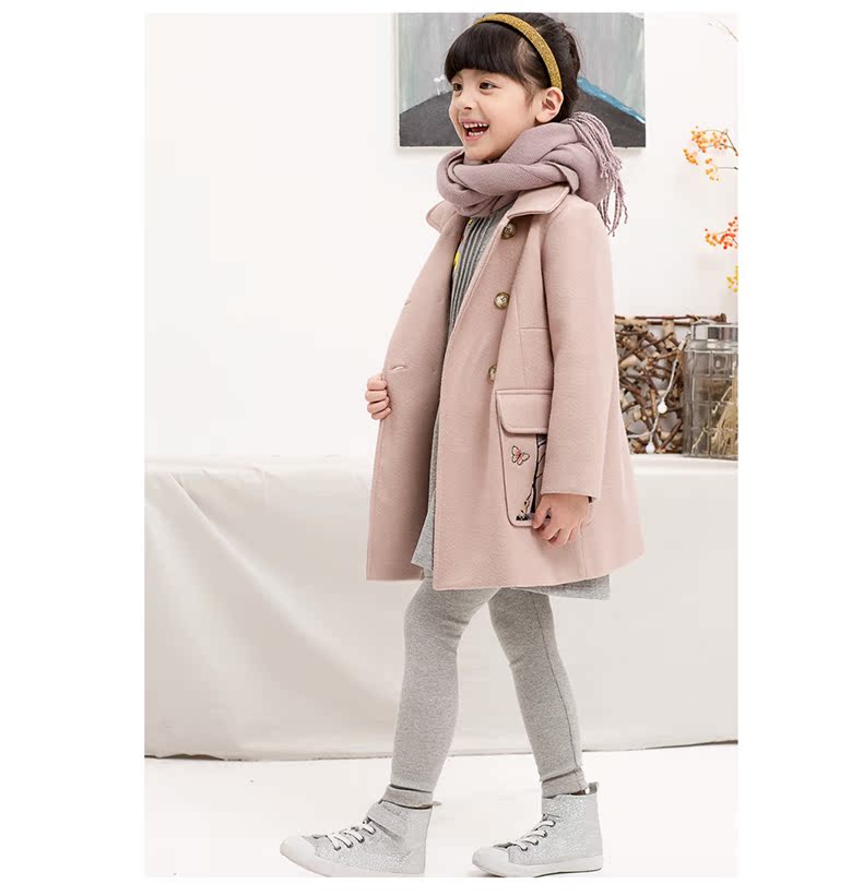 Manteau pour fille en mélange - Ref 2161539 Image 20