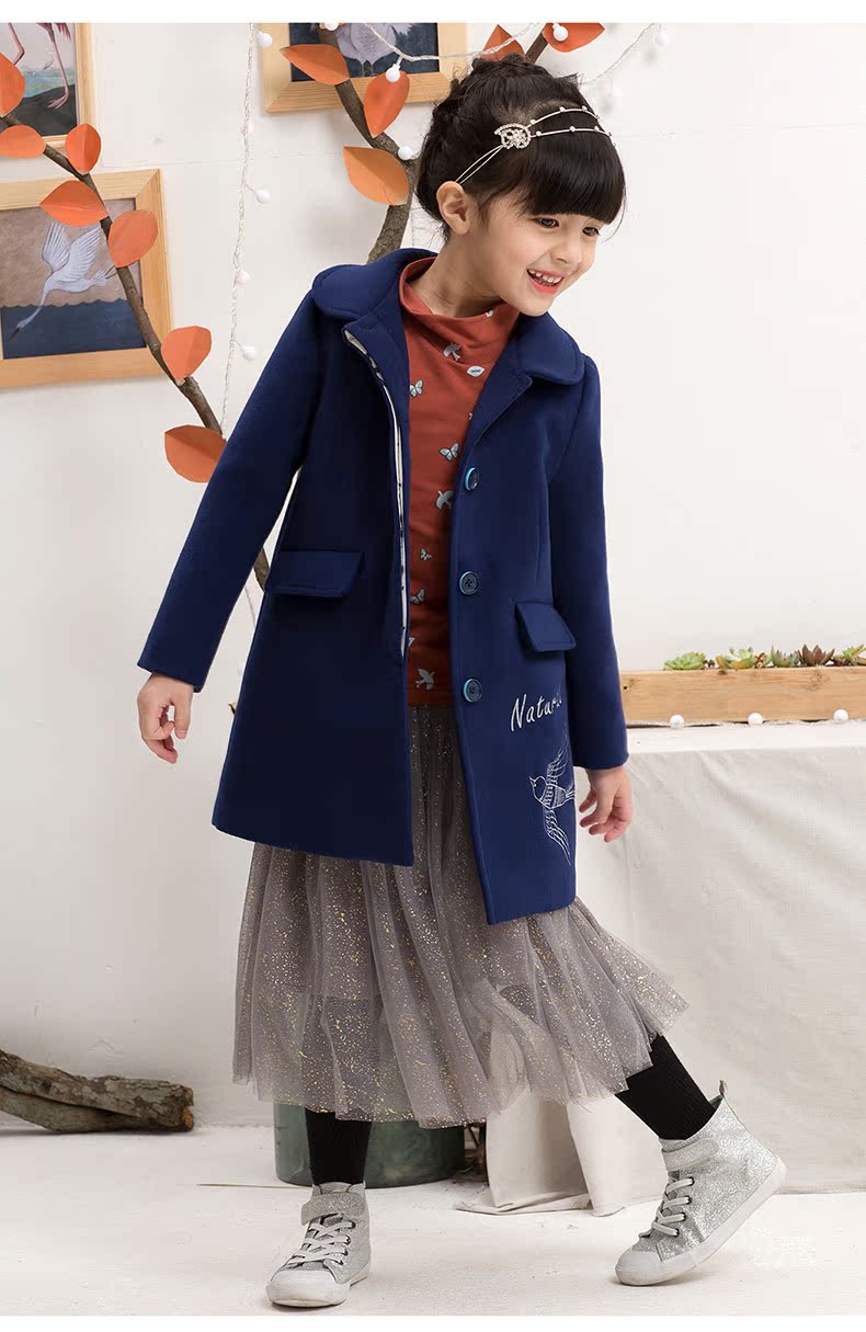 Manteau pour fille en mélange - Ref 2161846 Image 14