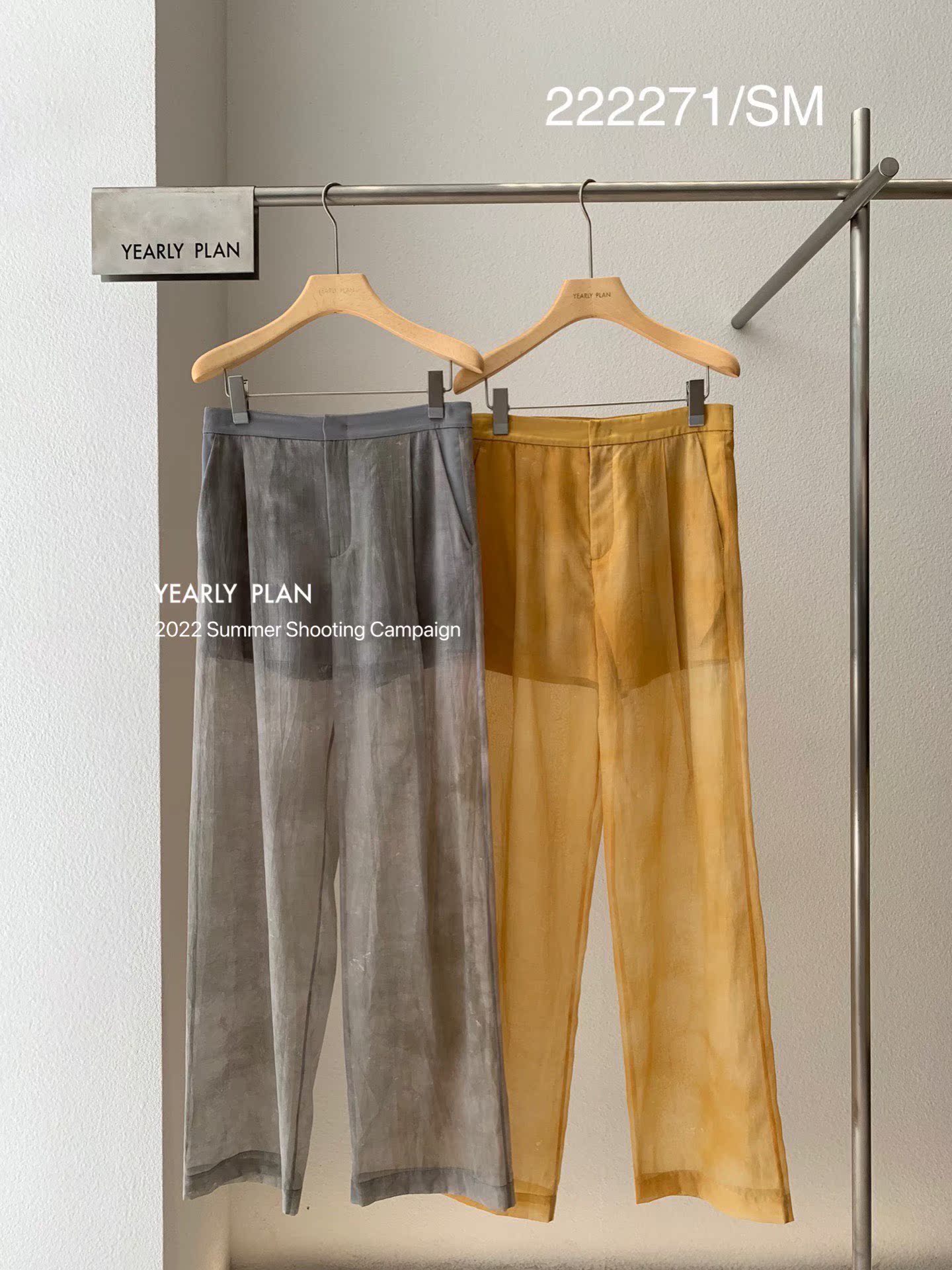 Designer brand yearlyplan high quality pants spring/summer 2022