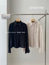 Designer brand yearlyplan slim and comfortable top womens spring and summer 2022