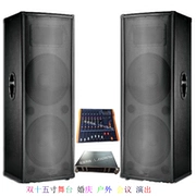 Double 15 inch hội nghị công suất cao Loa sân khấu KTV chuyên nghiệp biểu diễn đám cưới ngoài trời