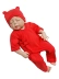 Bé trai sơ sinh bé trai và bé gái ngày xuân hè ngày rằm 100 ngày cotton đỏ một mảnh romper romper Tang suit - Áo liền quần