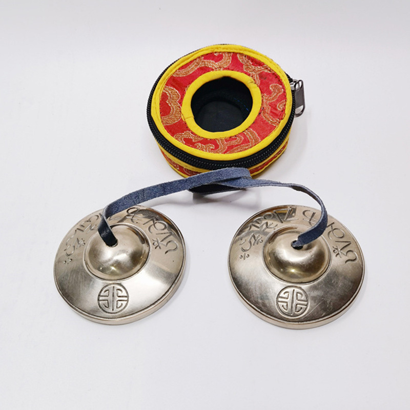 Nepalese bell-touching Dingxia percussion instrument, bell-touching, sound therapy, yoga bell, retro ethnic traditional musical instrument, bell cymbal
