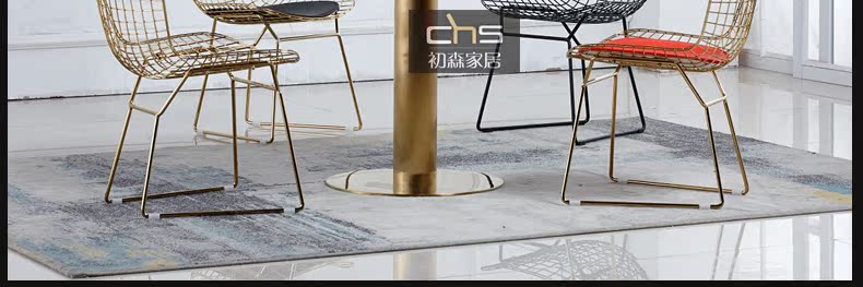 Chusen bàn Gubi Bàn Gubi / thiết kế đơn giản bằng thép không gỉ bàn tròn bằng đá cẩm thạch - Bàn bàn học chống gù chống cận