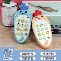 Childrens early education Puzzle Music Phone Kid Girl Emulation Toy Mobile Phone Female Baby Baby Can Nibble the Boy