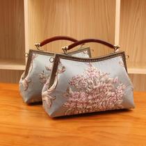 Embossed Palace Fengyun Glue Handheld Gold Bag diy Handmade Gold Material Bag Semi-finished Products