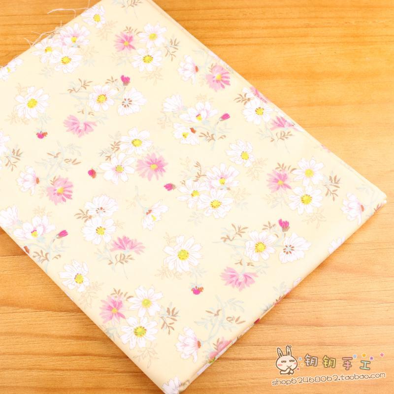 Key Handmade chắp vá vải DIY vải Twill Cotton Pink Light Blue In vải cotton 2 chiều