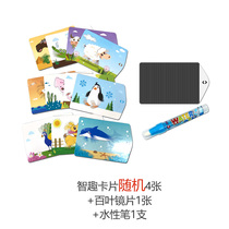 Magic water painting book graffiti book cognitive card kindergarten baby childrens puzzle painting color picture book repeatedly washable