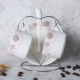 Châu Âu xương cốc cà phê gốm đặt cốc đơn giản sáng tạo xương Trung Quốc cà phê cốc chén đĩa với kệ - Cà phê