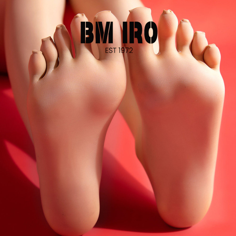 Japanese Bm Iro Sexy Five-Toe Socks Black Silk Five-Finger Glossy Pantyhose with Holes No-Removal Pantyhose for Women