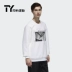 Adidas  neo 2019 mùa xuân mới cho nam áo len thể thao màu trắng tinh khiết DZ8717 - Thể thao lông cừu / jumper