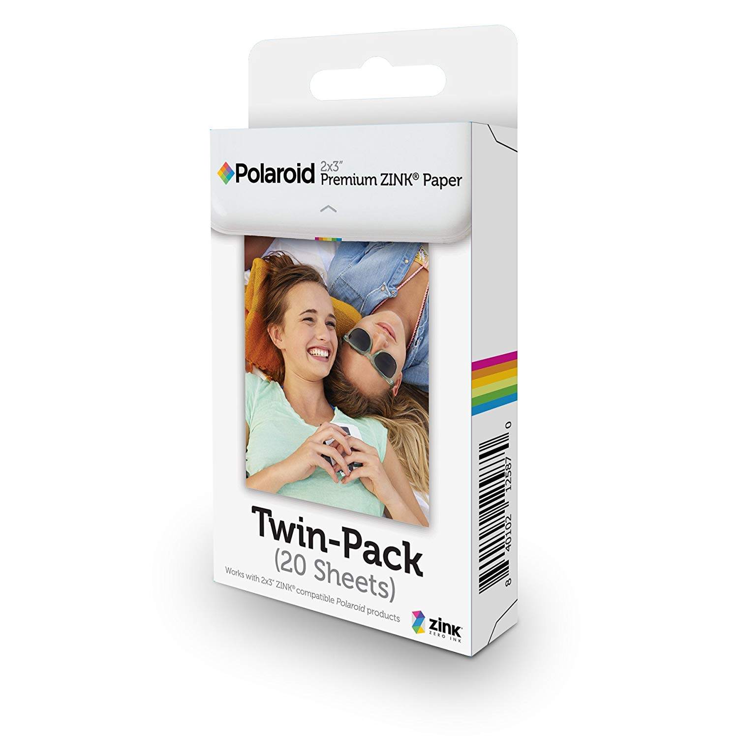 Polaroid Polaroid Zink SNAP ZIP Photo paper Instant instant Polaroid white edge 3 inches 20 sheets