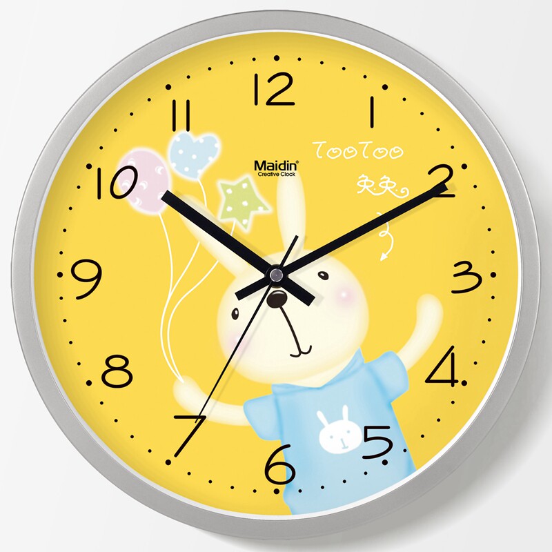 Madding living room wall clock clock clock Bedroom silent big wall clock Nordic creative hanging watch simple perpetual calendar B111