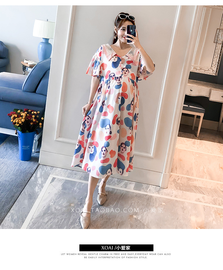 Đầm bà bầu mùa hè mẫu thời trang 2019 - Áo thai sản đầm bầu tay ngắn