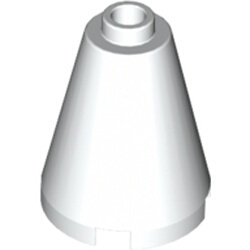 Lego White 3942 394201 6022158 6044601 2X2X2 Cone Brick Bb18