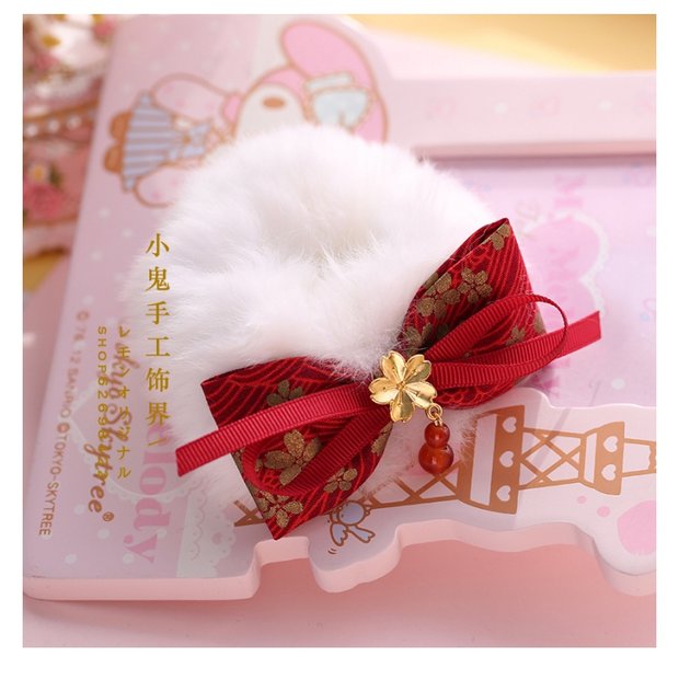 Trung Quốc kiểu tóc phụ kiện tóc mũ bóng tóc phụ kiện tóc kẹp tóc vòng cổ gió bóng bên clip kimono yukata ảnh dây buộc tóc hàn quốc