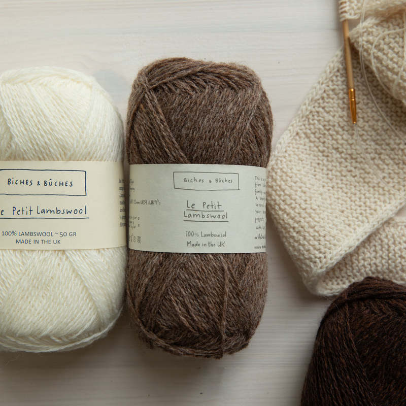 Le Petit Lambswool｜Biches&Buches French Bb Imported Medium-Fine Lamb Wool 50g