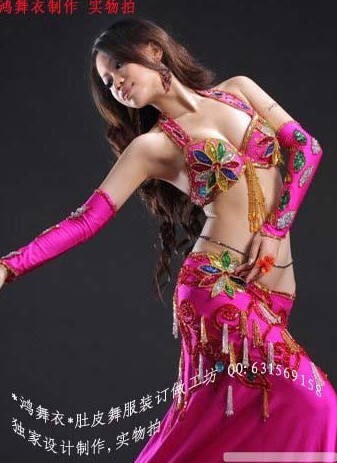 *Hong Wuyi* Rose Red 006 International Pure Handmade Dance Costume Professional Customized Romantic Rose *Egyptian Holy Book