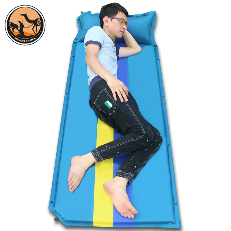 Desert camel automatic inflatable mat Outdoor camping moisture proof mat Sleeping mat Widened tent mat Portable picnic mat