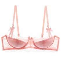 1 2 Cup Bra French Lingerie Bra Lace Thin Chest Gap Up Bra Pad Bra Pad Milk