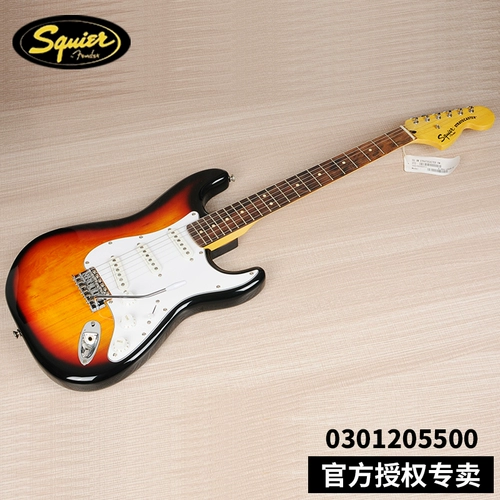 Fender Электрогитара Fender Squier электрогитара SQ для начинающих Affinity CV50 60 70S запись