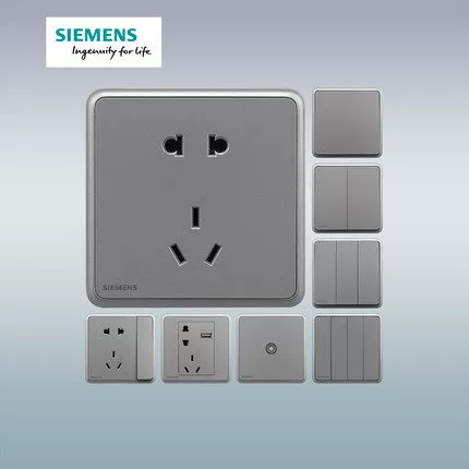 Siemens Switch Spocket Panel Series Series Singhui Yin 86 -типа большая плата One One Open -Control Dual -Control LED