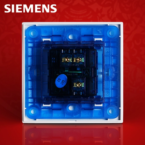 Siemens Switch Socket Socket Lingzhi Series Yaobai Double -Control Switch Одинокий флуоресцентный переключатель с двойной полосой управления