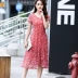 Váy Tada Yixiu nữ lưới rộng co giãn thoáng khí thoáng mát mỏng qua đầu gối 2019 hè mới. - Sản phẩm HOT maxi đi biển Sản phẩm HOT