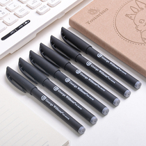 Juaneng can write gel pen students use examination special pen 0 5MM blue black water-based signature water refill full needle tube carbon pen adult Office college entrance examination hard pen tap water test answer notes