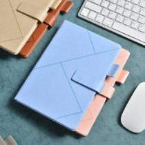High-end business notebook a5 buckle portable office work meeting book cover custom LOGO gift box set cute literary exquisite simple ins College student diary