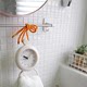 Nordic simple bathroom clock kitchen waterproof mute household suction cup clock wall creative personality mini small wall clock