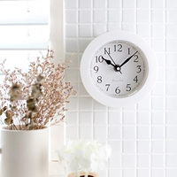 Современные часы для ванной комнаты колокол водонепроницаемые тихий домашняя кухня часы гостиная бионическая всасывание