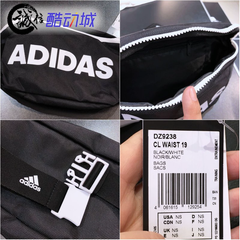 Adidas Túi xách nam và nữ Adidas 2020 túi đeo ngực thể thao giải trí mới túi đeo vai túi đeo lưng túi đeo chéo DZ9238 - Túi