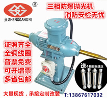 Dust explosion proof polishing machine three phase 3kw4kw5 5kw7 5kw grinding wire drawing machine tip 380V all copper flameproof
