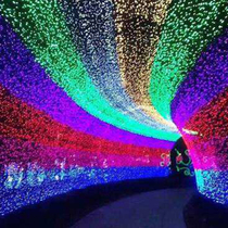 20 M 200 head LED light string color light flashing light string light waterproof starry Christmas light wedding decorative light