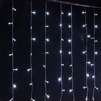 led ice strip lights string lights flashing lights curtain lights water curtain lights waterfall lights eaves lights Christmas Decoration Engineering lights