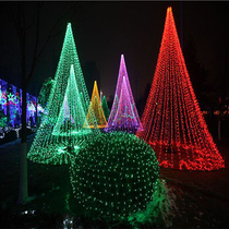 Lantern flashing light string light waterproof LED small color light outdoor wedding decoration decoration 50 m light string