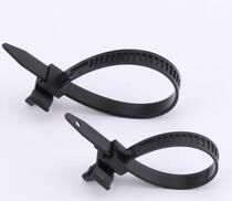 Alive Buckle Bolt detachable 8 * 150180 black 100 Aircraft Head Strap Anti-Tooth Plastic Snap