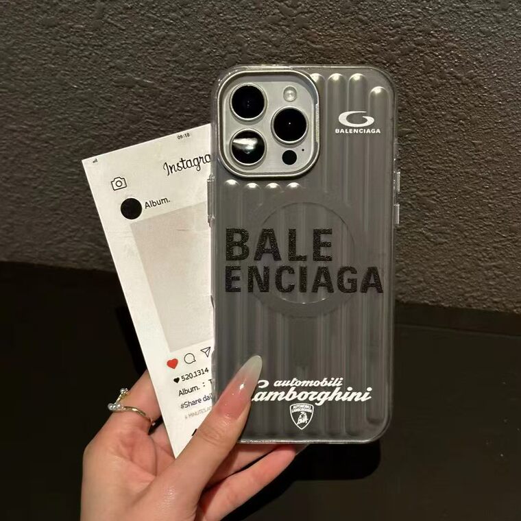 Yellow Tape BALE ENCIAGA Lamborghini Streetwear iPhone Case