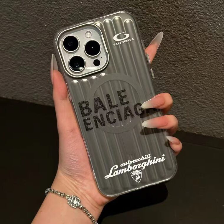 Yellow Tape BALE ENCIAGA Lamborghini Streetwear iPhone Case