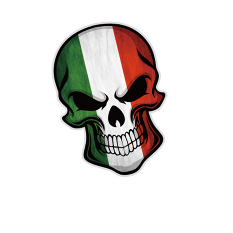 Creative Skeleton Car Sticker Body Graffiti Decoration Personalized Motorcycle Bicycle Car Scratch TikTok Net Red Sticker