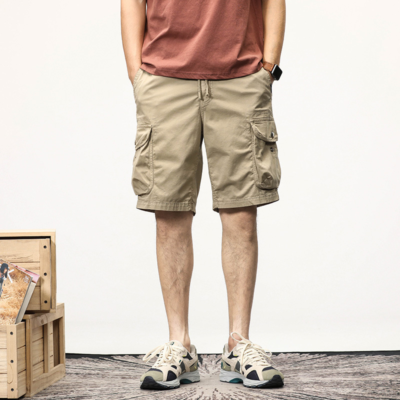 Amazon Men's Loose Cargo Shorts, Wide-Fit Sports Style Comfortable Work Pants in Stock