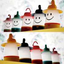 Childrens tent decorative light LED night light creative personality hanging light room bedside bedroom cartoon light smiling face Light