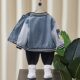 French-Style Boys' Jacket, New Spring/Autumn Model, Children's Spring Denim Patchwork Top, Stylish Baseball Jacket for Toddlers