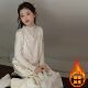 French-Style Girls' Autumn and Winter Lace Vest Set, New Children's Long-Sleeve Base Shirt, Vest, and Wide-Leg Pants Three-Piece Set